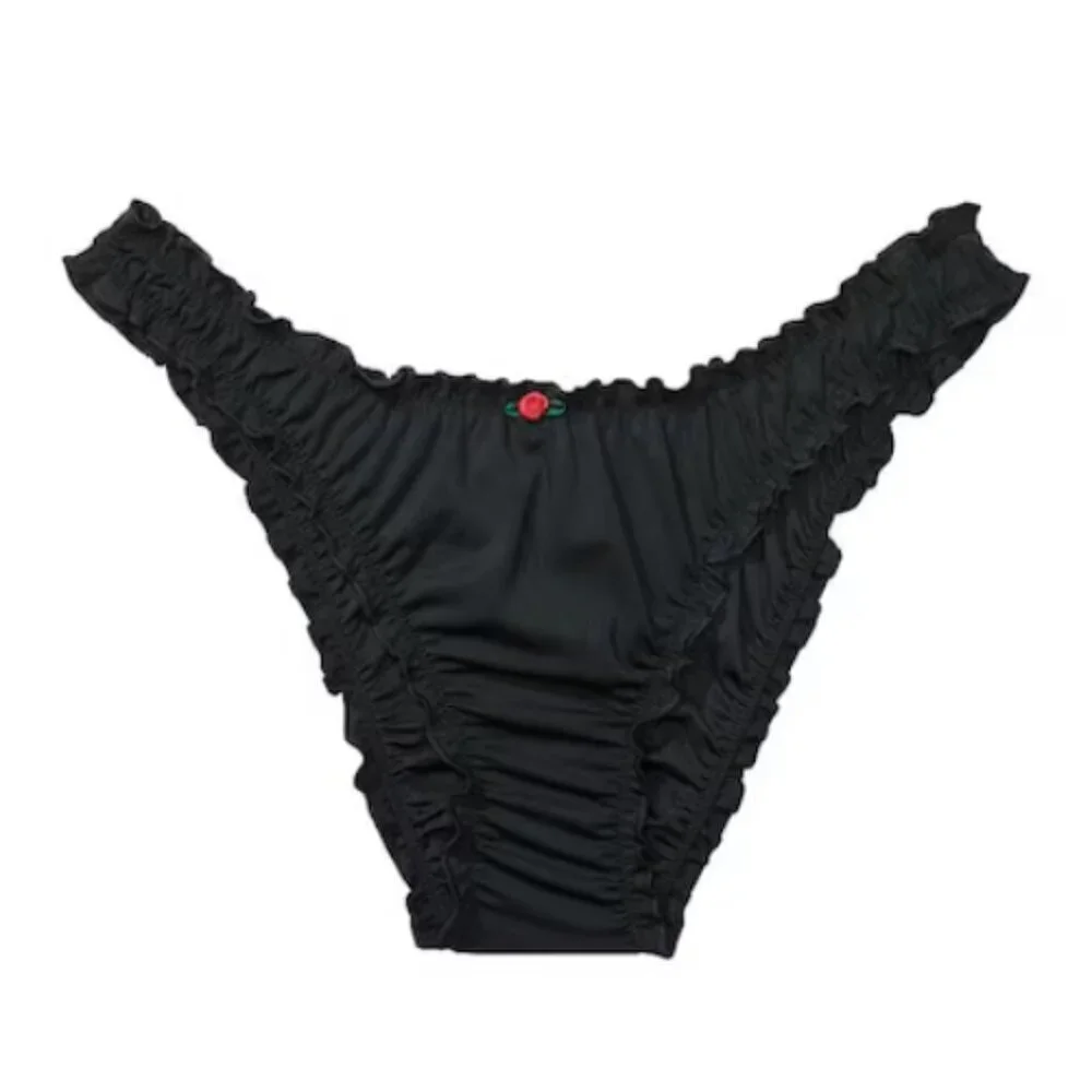 New! Frankie's Bikinis X PINK Cheeky Hudson Bikini Bottom XL 1566
